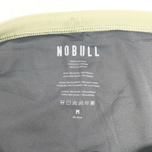 NoBull Men's Olive Green Stretch Lined Swim Briefs Size Medium - Picture 5 of 5